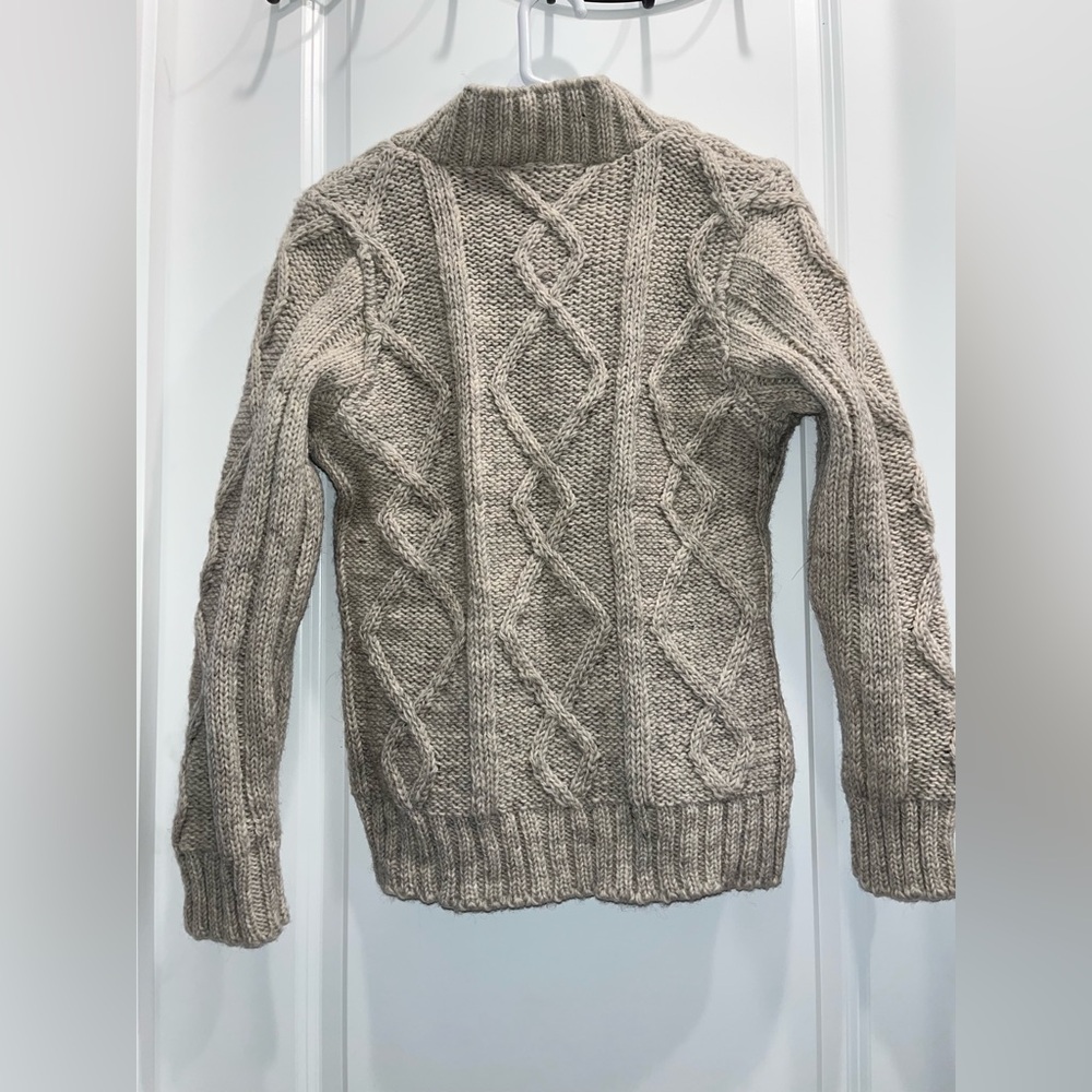 Laundromat women’s Wool Cable Knit Sweater - Picture 2 of 4